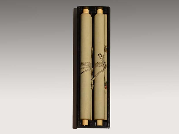 狩野伊川院 耕作図 絹本対幅特上表具 | 古美術ささき