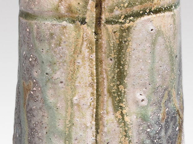 伊賀双耳花入 古谷道生（作）共箱 | 古美術ささき