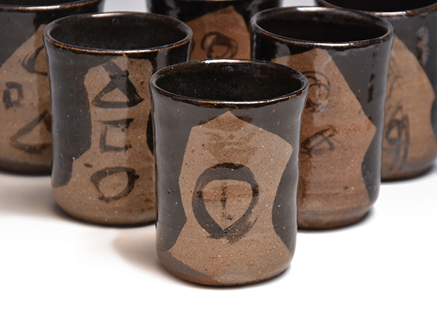 細川護熙(作) 唐津湯呑 6客 共箱 | 古美術ささき