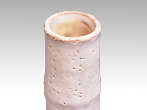 萩焼花入 十代 三輪休雪(作) 共箱 | 古美術ささき