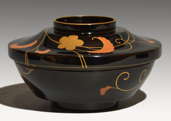 輪島塗 梅唐草蒔絵 煮物椀 10客 共箱 | 古美術ささき