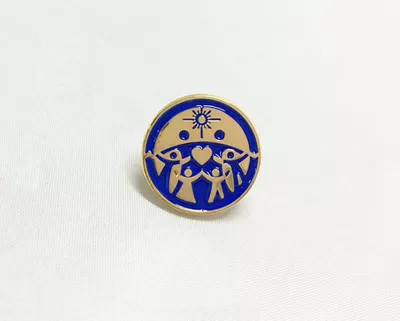光言社 ポータルサイト - 商品一覧 » 家庭連合ピンバッジ（青