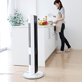 ホット＆クール ハイタワーファン KHF-1221/W｜ホット＆クール