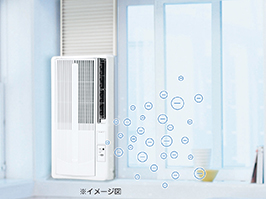 ルームエアコン（冷房除湿専用） KAW-1941/W｜窓用エアコン｜シーズン