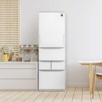 シャープ SHARP 冷蔵庫 5ドア どっちもドア 両開き 幅60cm 408L