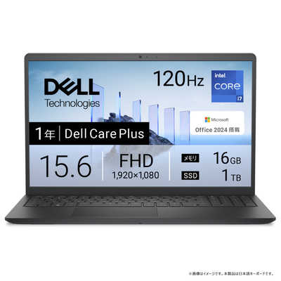 DELL デル ノートパソコン Dell 15 [ 15.6型 / Win11 Home / Core i7