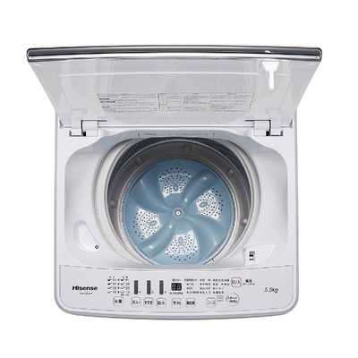 ハイセンス 全自動洗濯機 ホワイト HW-G55A-W の通販 - カテゴリ：洗濯