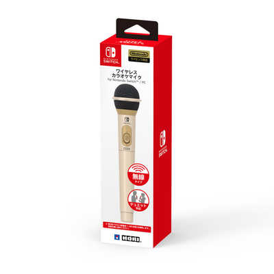 HORI ワイヤレスカラオケマイク for Nintendo Switch / PC ベージュ