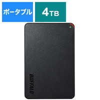 BUFFALO 外付けHDD USB-A接続 (Chrome/Mac/Windows11対応) ブラック