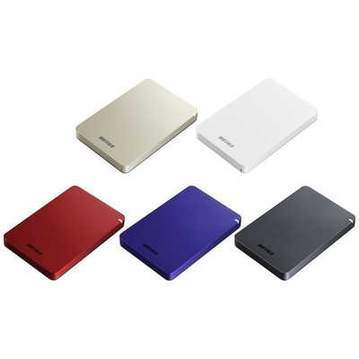 BUFFALO 外付けHDD ブラック [ポータブル型 /1TB] HD-PGF1.0U3-BKA の