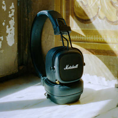 MARSHALL ワイヤレスヘッドホン リモコン・マイク対応 MAJOR-IV-BLACK