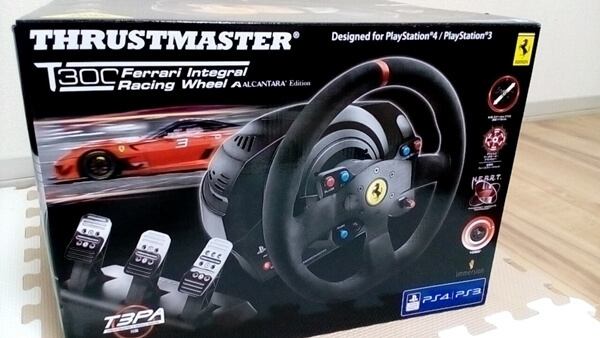 Thrustmaster T300RS特別仕様「T300 Alcantara Edition」少々高いが