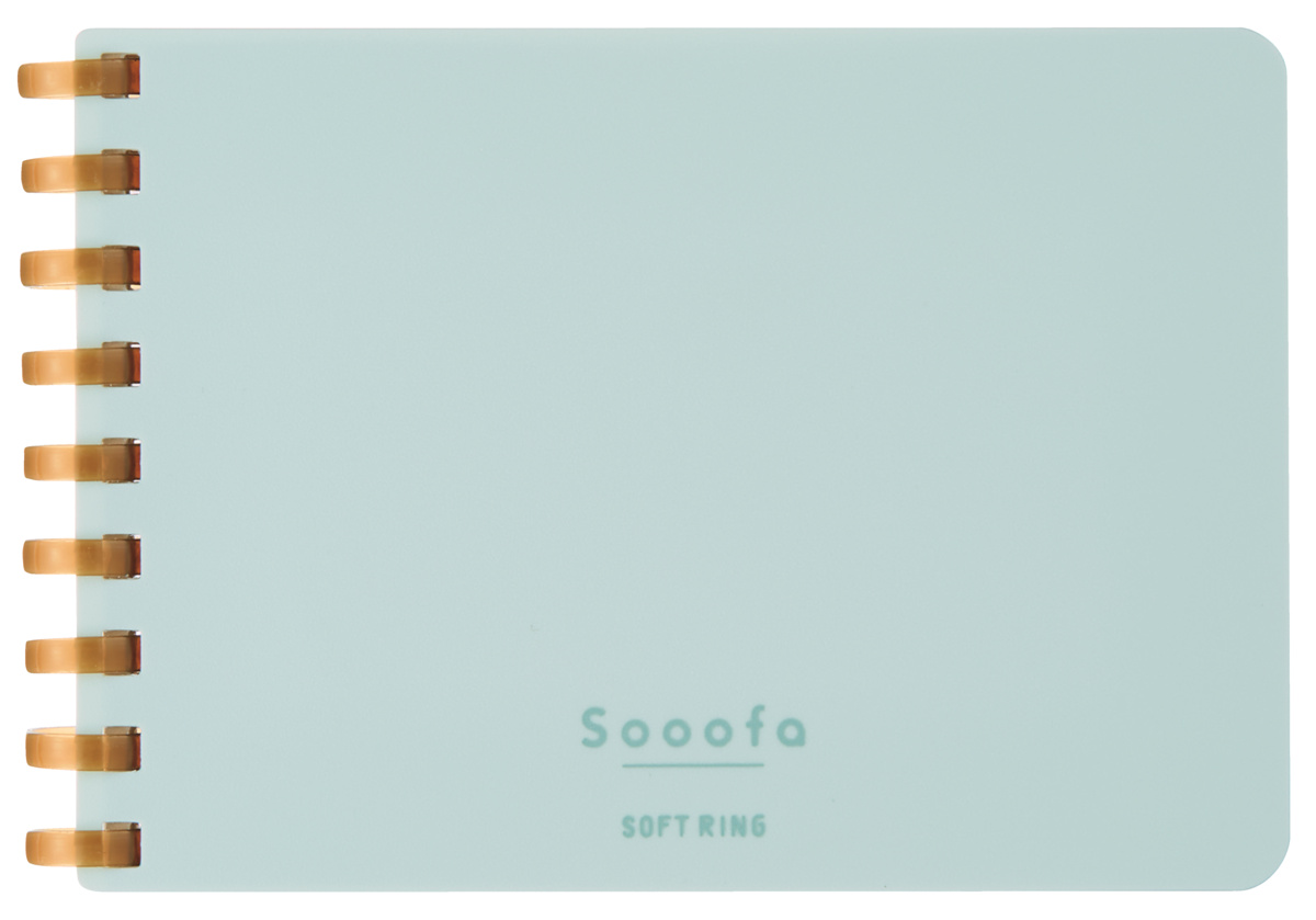 ソフトリング スーファ ソフトリングメモ A7 4mm方眼罫 80枚 ライト