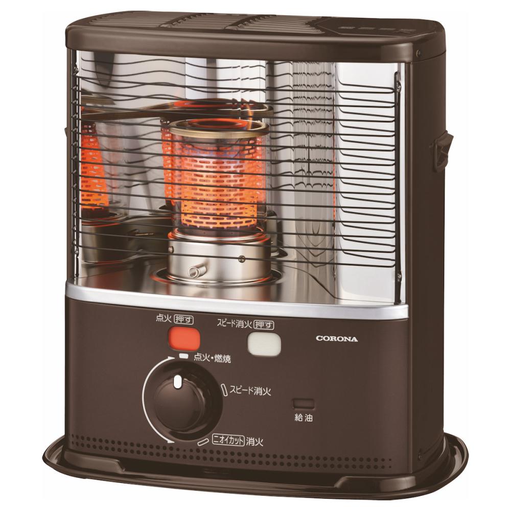 コロナ 石油ファンヒーター 木造9畳 パールホワイト KCF