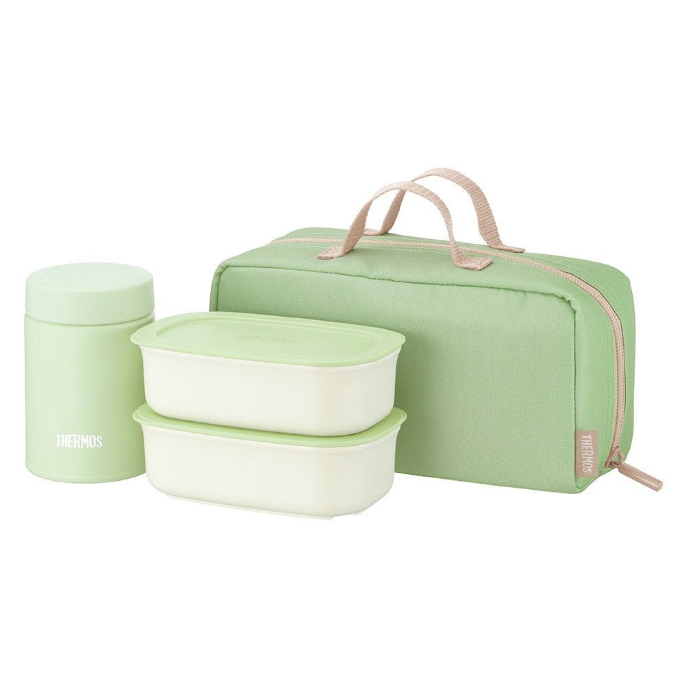 サーモス 真空断熱スープランチセット ダスティグリーン 800mL