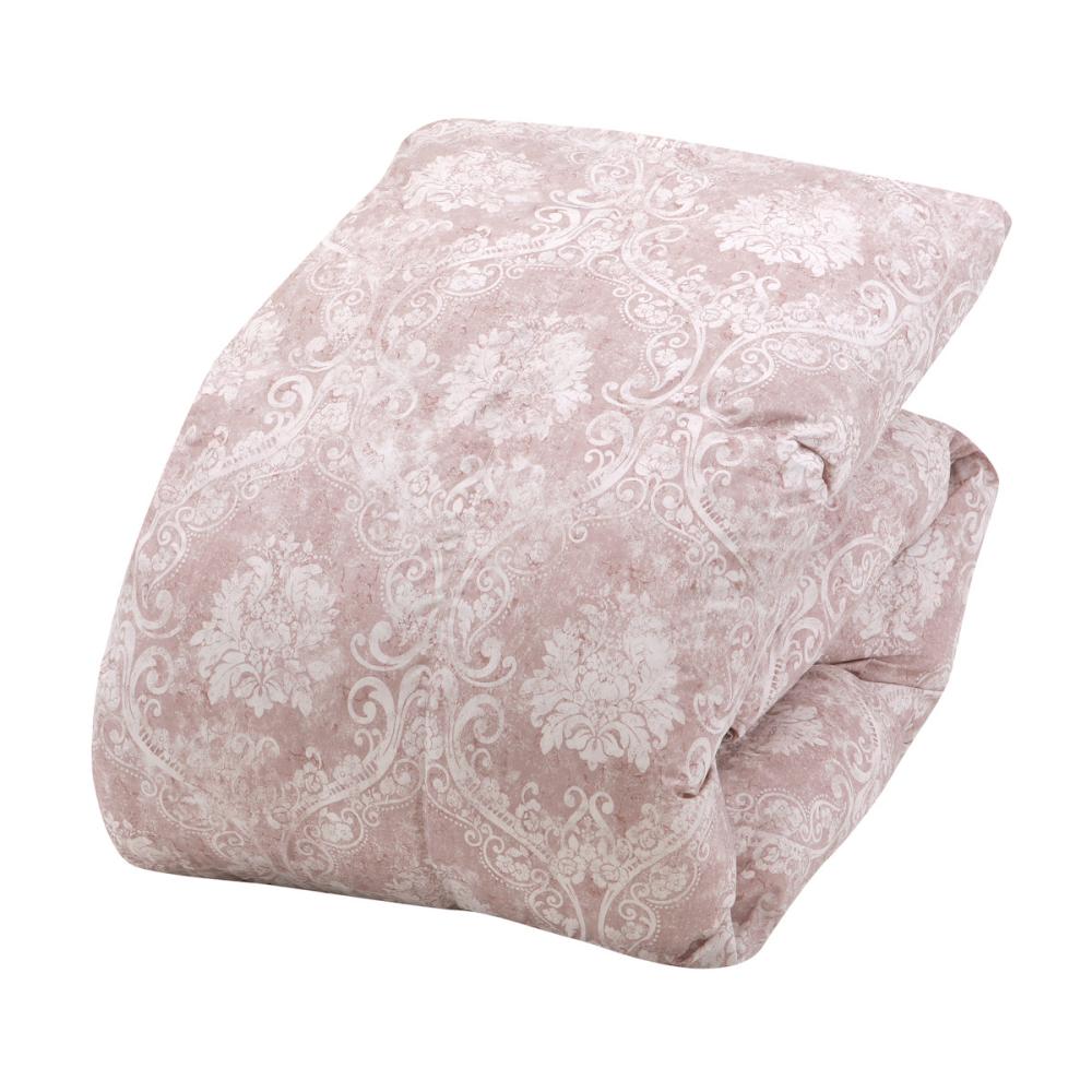 ハイブリッド羽毛掛布団 ホワイトダックダウン50％使用 ピンク