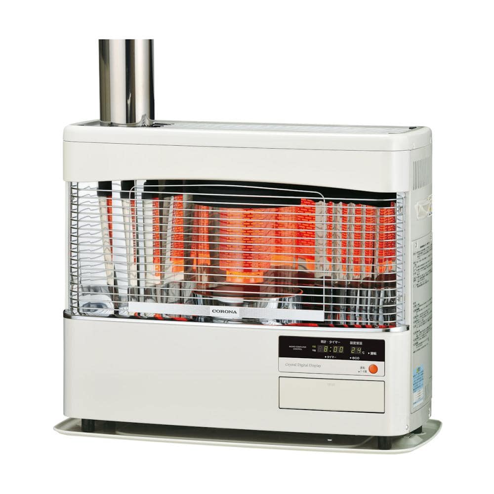 コロナ FF式輻射ストーブ 木造18畳 ホワイト FF－68BSS（W