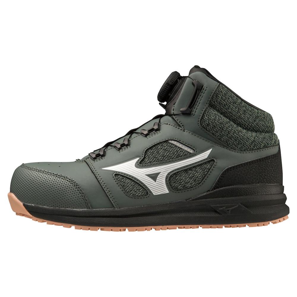 ミズノ 安全靴 ALMIGHTY LS2 BOA73M ミッドカット