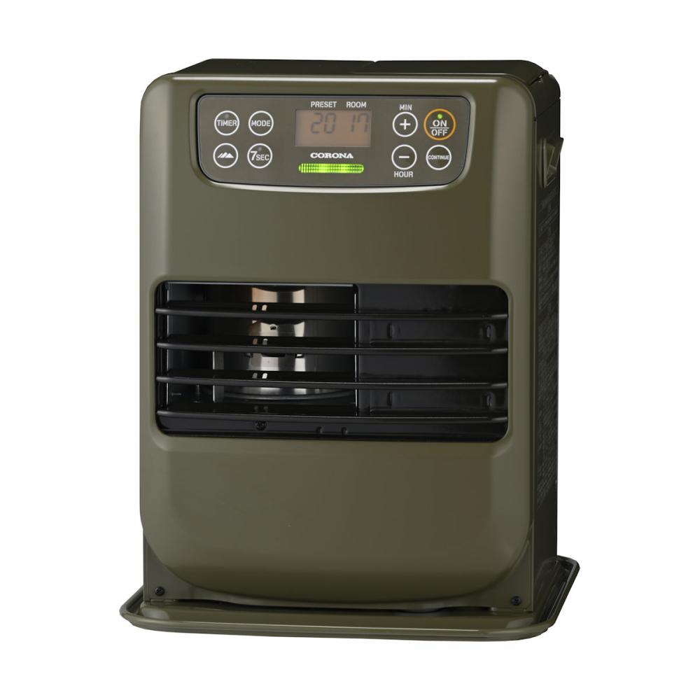 コロナ ポット式（煙突式）ストーブ 木造18畳 ホワイト SV