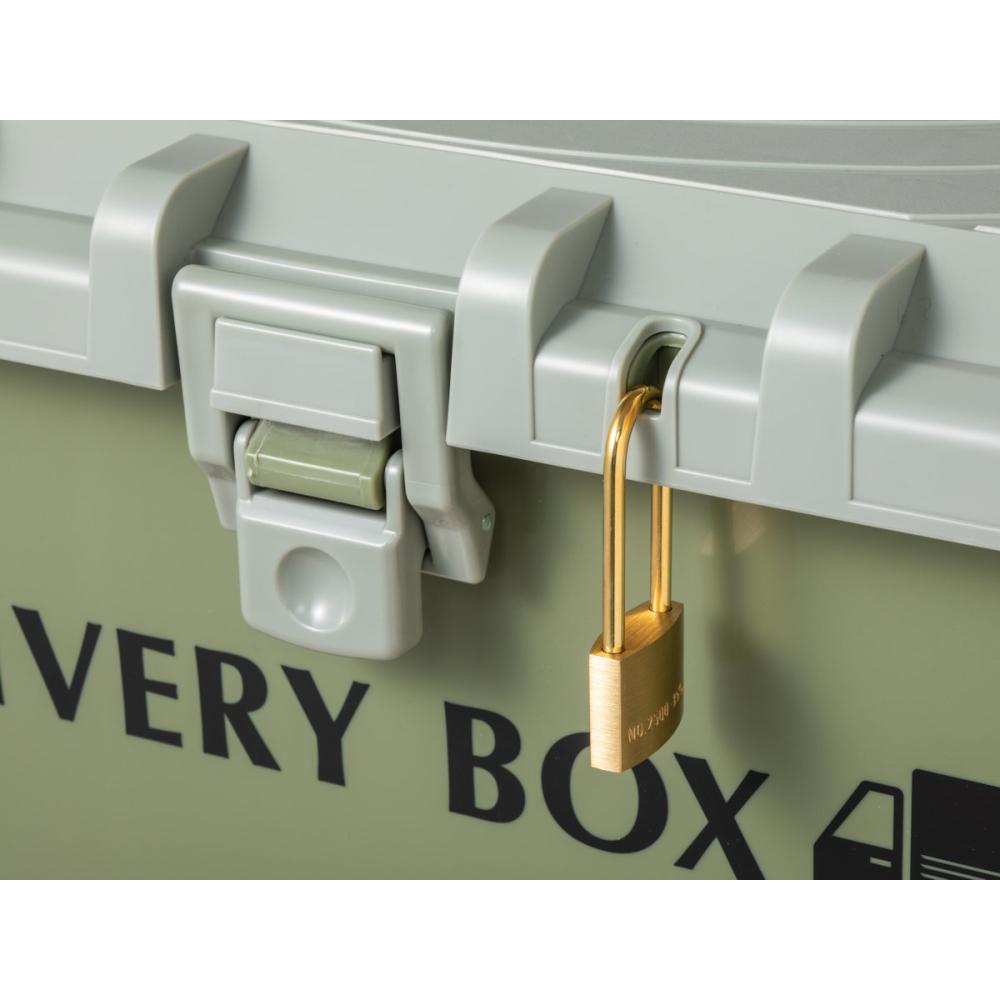 平和工業 デリバリーボックス（宅配ボックス） 70L カーキ の通販