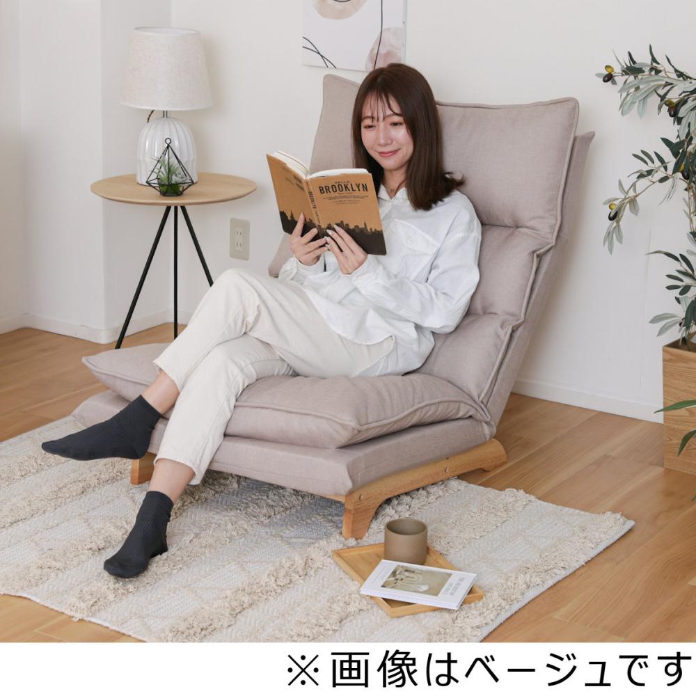 セルタン ダブルクッションローソファ 1人掛け ダリアンブラウン