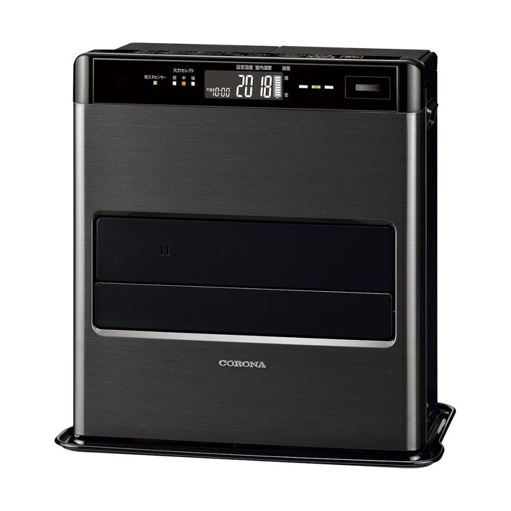 コロナ 石油ファンヒーター 木造12畳 グランブラック FH