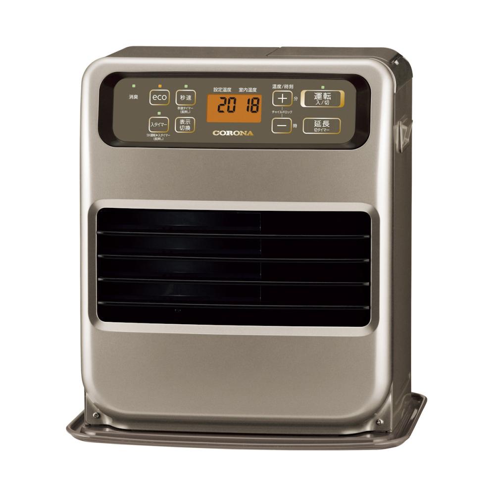 コロナ 石油ファンヒーター 木造9畳 ブロンズブラウン FH