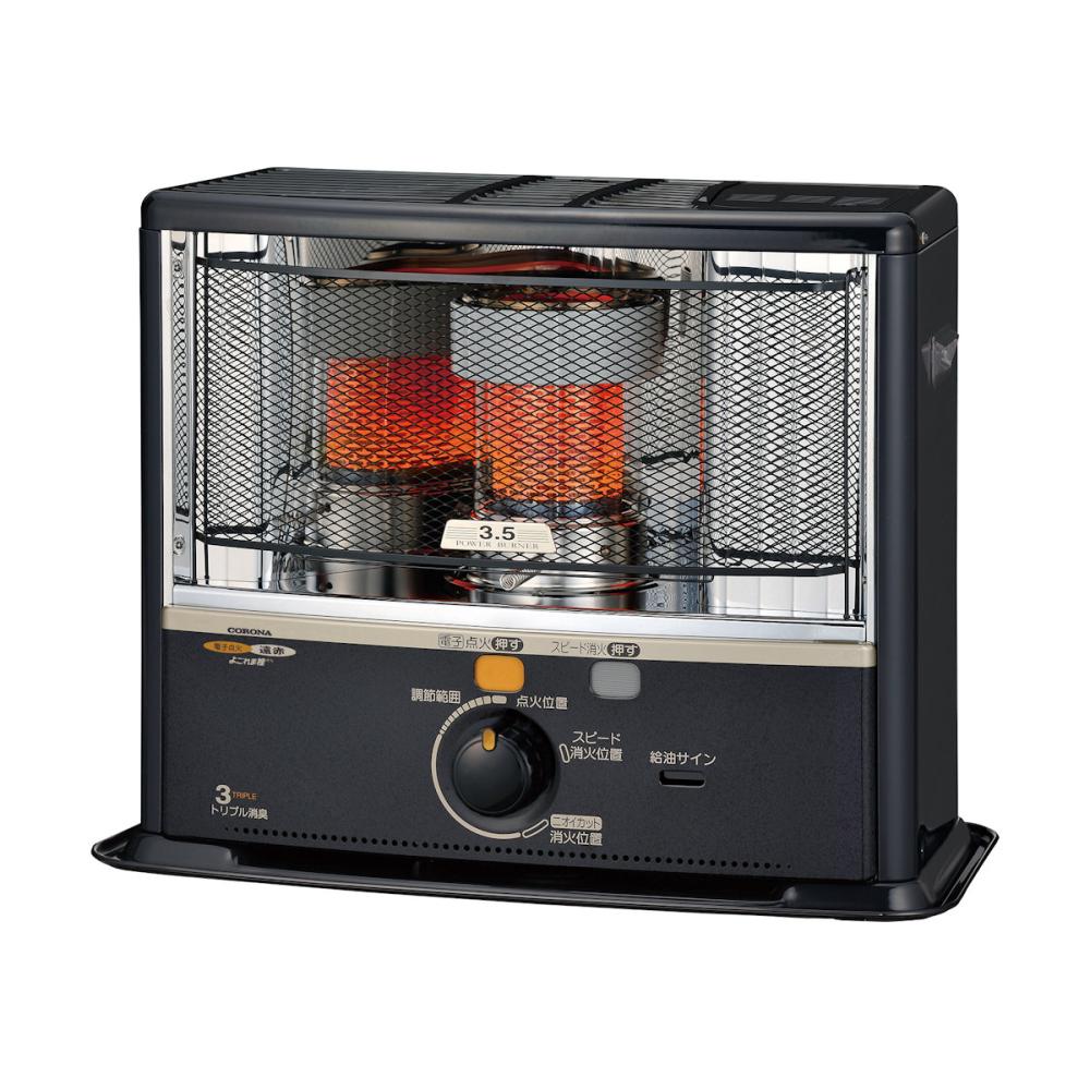 限定商品】コロナ 反射型 石油ストーブ 木造10畳 ダークグレー SX
