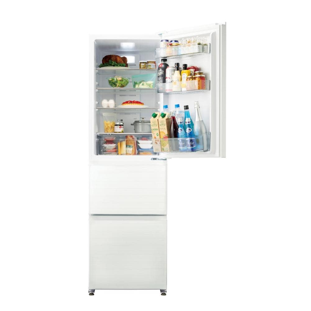 ハイアール 3ドア冷蔵庫 335L リネンホワイト JR－CV34C