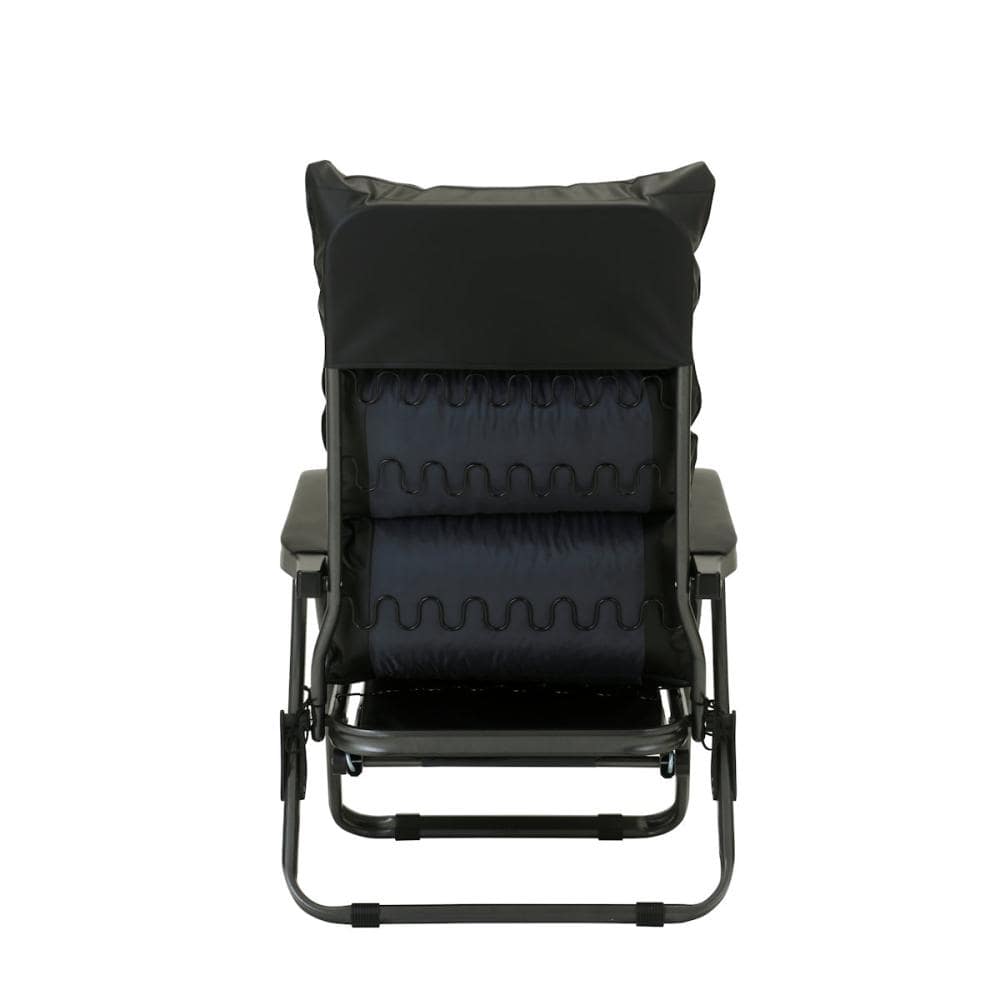 明光ホームテック ワンタッチアームチェア トリノ ブラック ACN の