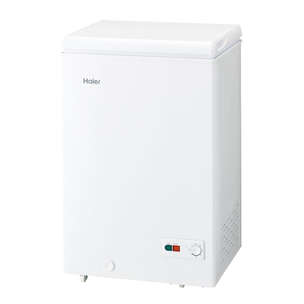 ハイアール フリーザー 上開き冷凍庫 142L ホワイト JF