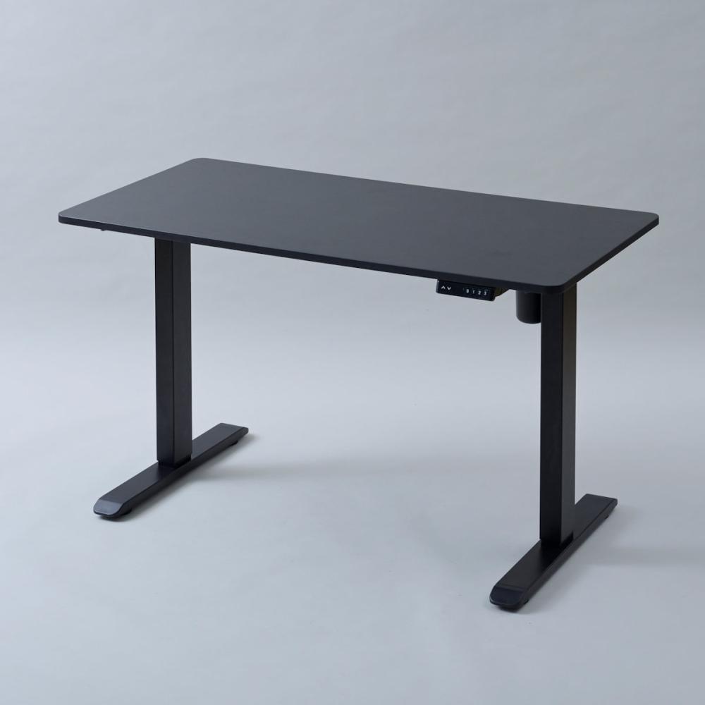 電動昇降デスク 幅120×高さ71～116×奥行60cm ブラック