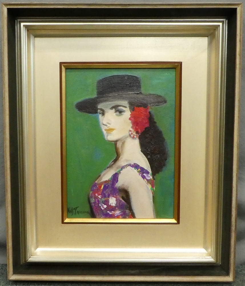 田村孝之介 文化功労者芸術院会員 肉筆油彩画【風景画】 田村孝之介