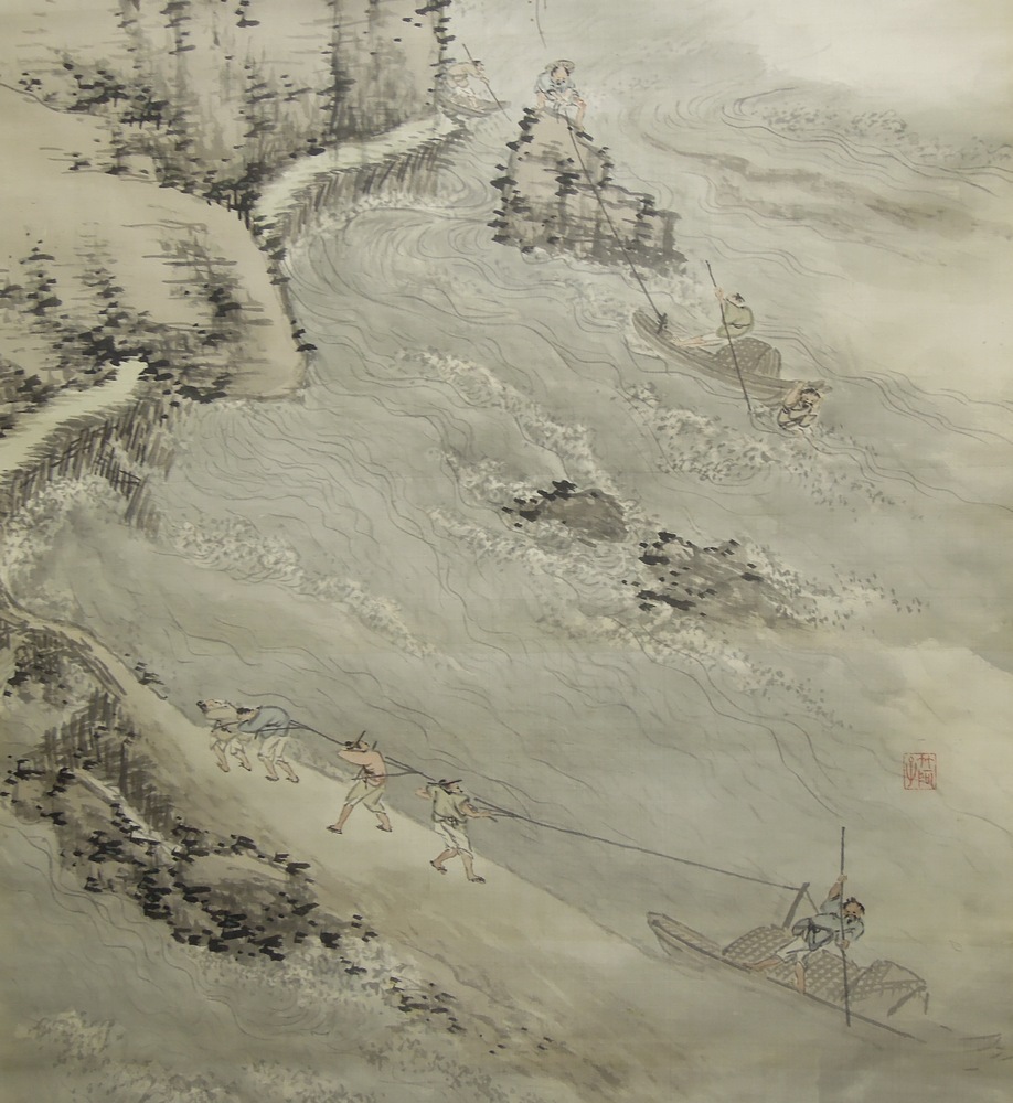 中西耕石 『四季山水 四幅対』 [古美術こもれび] 骨董,掛軸,絵画の買取