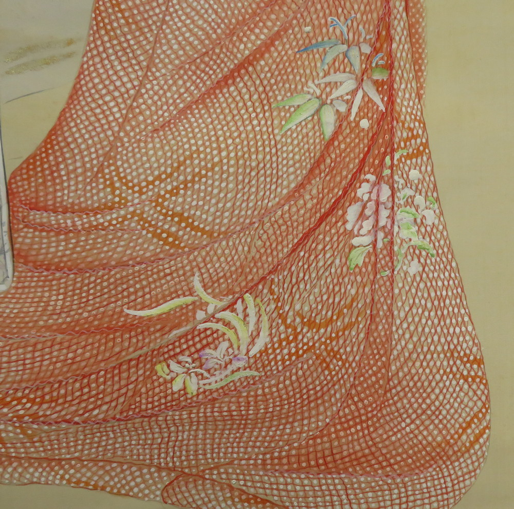 西田青坡 『舞妓』 [古美術こもれび] 骨董,掛軸,絵画の買取と販売,名古屋