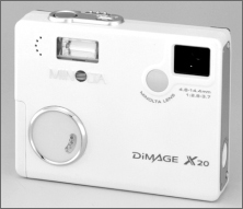 デジタルカメラ DiMAGE X20 スノーホワイト 新発売（10月24日