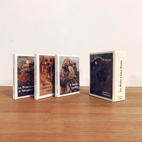 エドマンド・デュラック『アラビアン・ナイト』豆本3冊組 ｜ Le mille