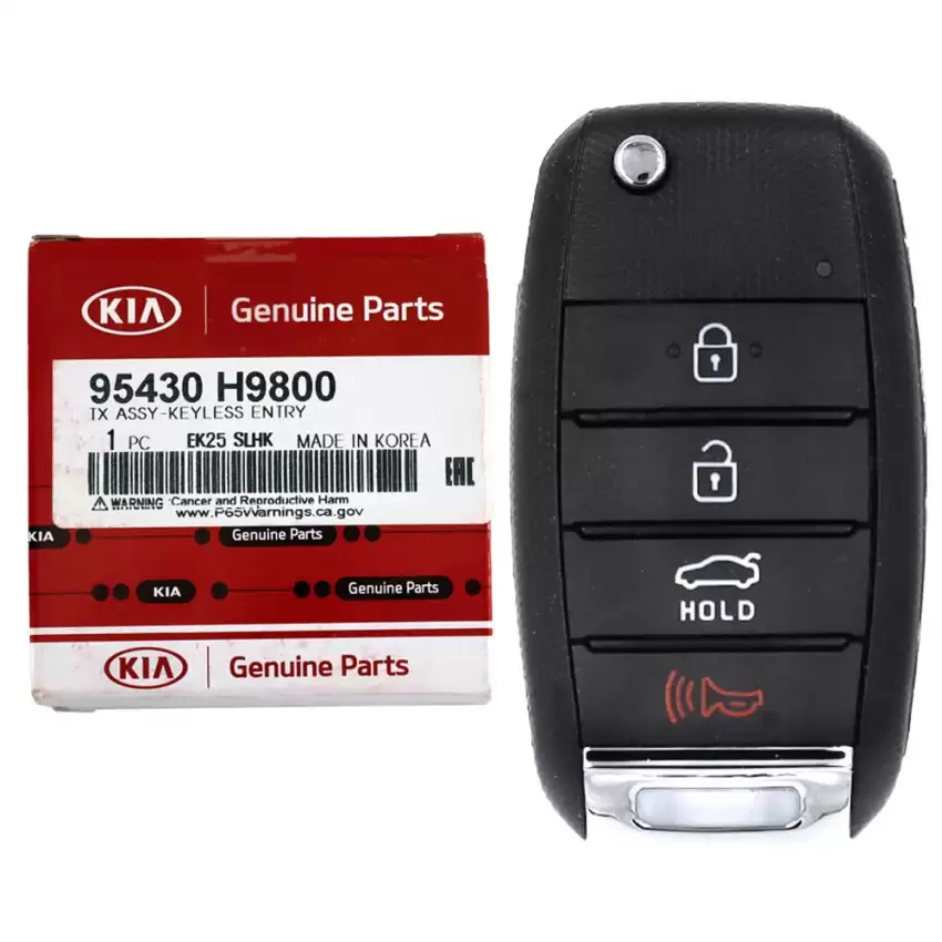 2018-2021 Kia Rio Remote Flip Key 95430-H9800 NYOSYEC4TX1611