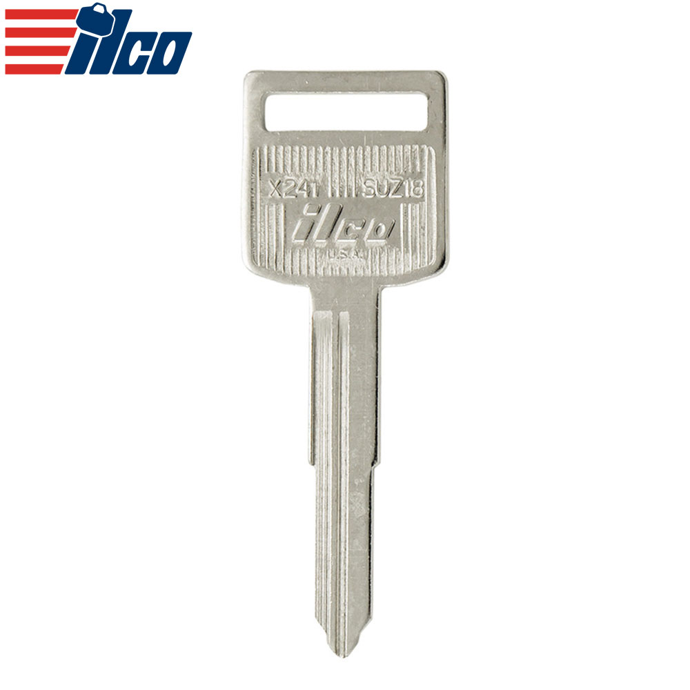 Suzuki Motorcycle SUZ18 / X241Mechanical Metal Head Key ILCO