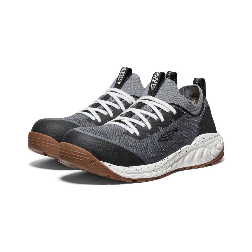 メンズ アルヴァダ シフト ワークシューズ | Steel Grey/Gum | KEEN