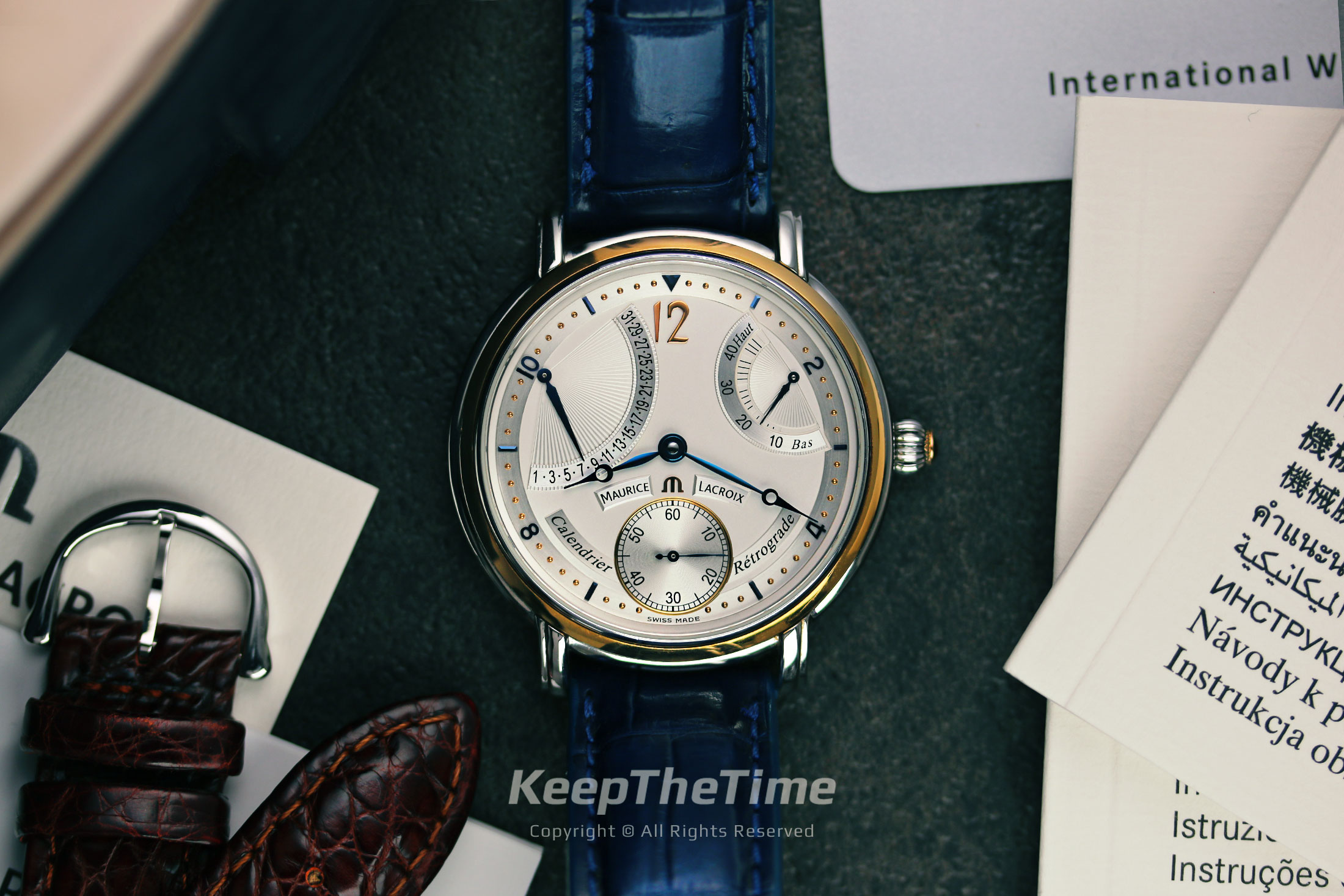 Maurice Lacroix Masterpiece Calendrier Retrograde 18K/SS