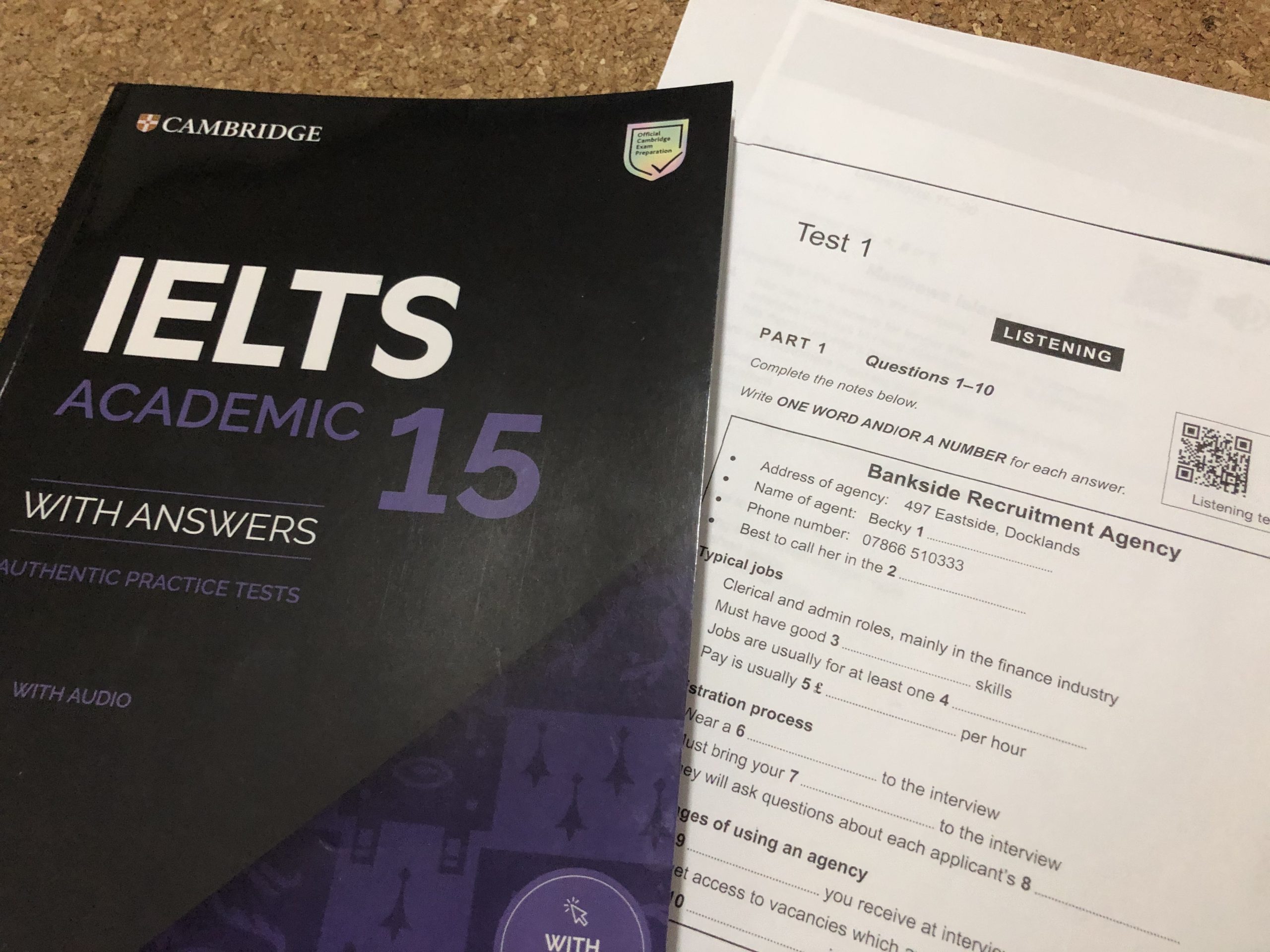 ケンブリッジ出版 IELTS15問題集を使ったスコアアップの方法