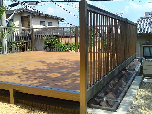 駐車場の拡張とバルコニー 大津市 | 京阪グリーン | 滋賀・京都・大阪