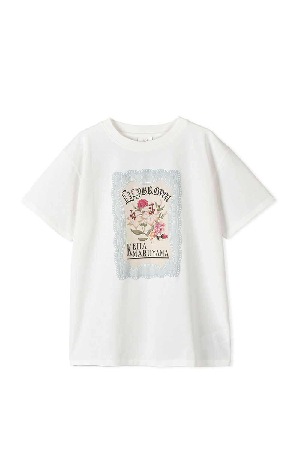 LILY BROWN】Collaboration Lace Graphic Tシャツ｜KEITAMARUYAMA