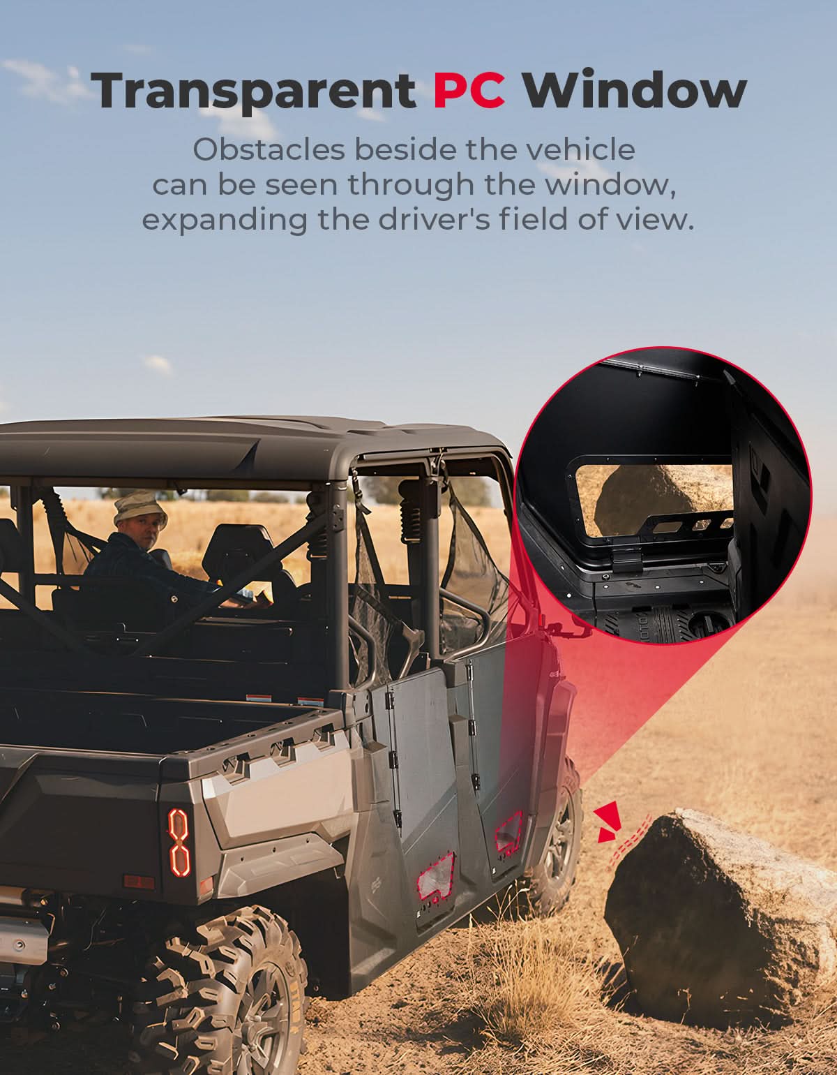 4PCS Aluminum Half Doors for CFMOTO UForce 1000XL 2022-2026 – Kemimoto