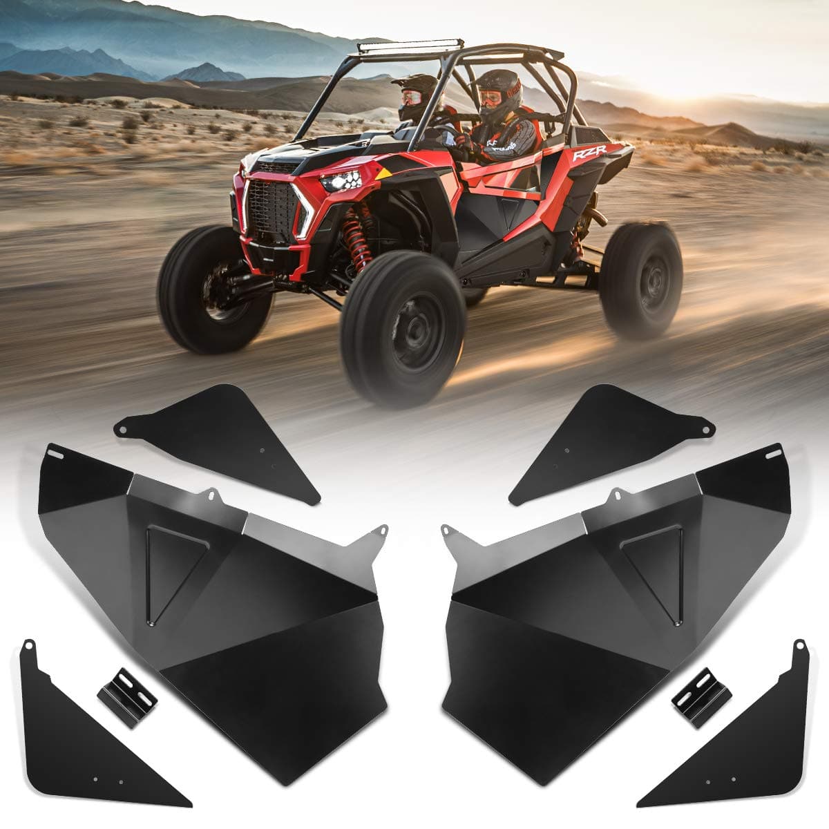 Polaris RZR XP 1000 Aluminum Lower Door Panel | KEMIMOTO – Kemimoto