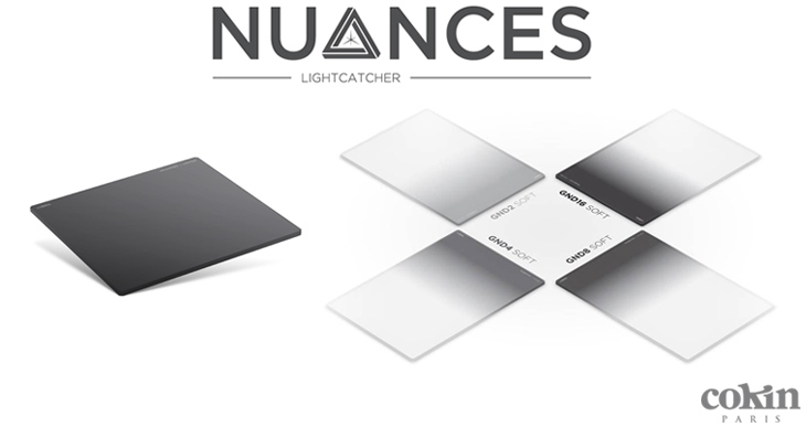 ガラス製の高精度角型ND／ハーフNDフィルター、コッキン「NUANCES