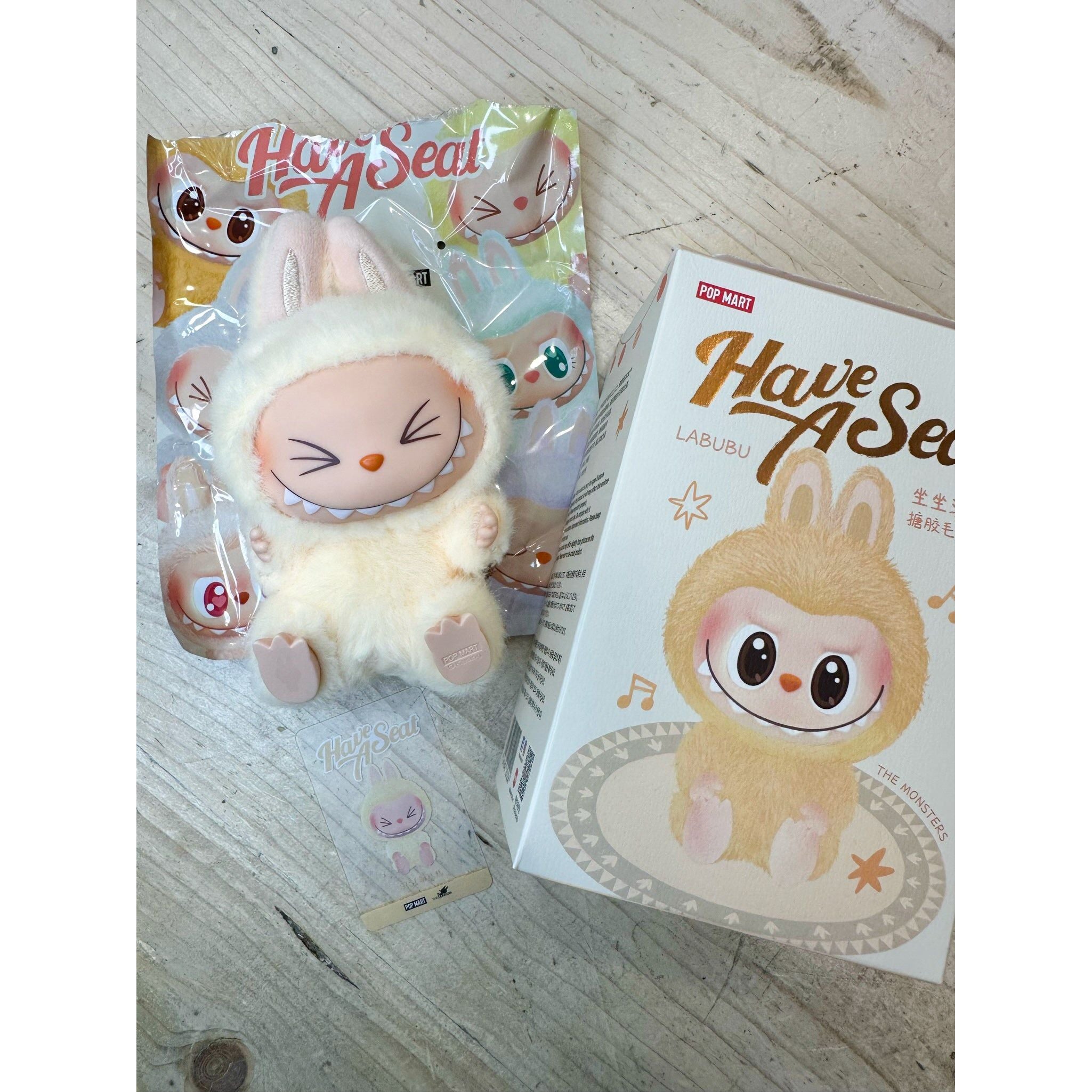 Pop POPMART LABUBU Have a seat SISI Mart Labubu The Monsters Have