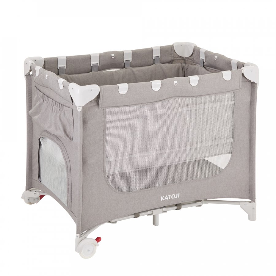 ポータブルベビーベッド おむつ替えテーブル付（グレー）」について