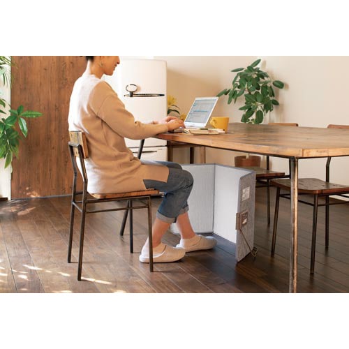 パナソニック デスクヒーター DC－PKD4－H グレー 幅450